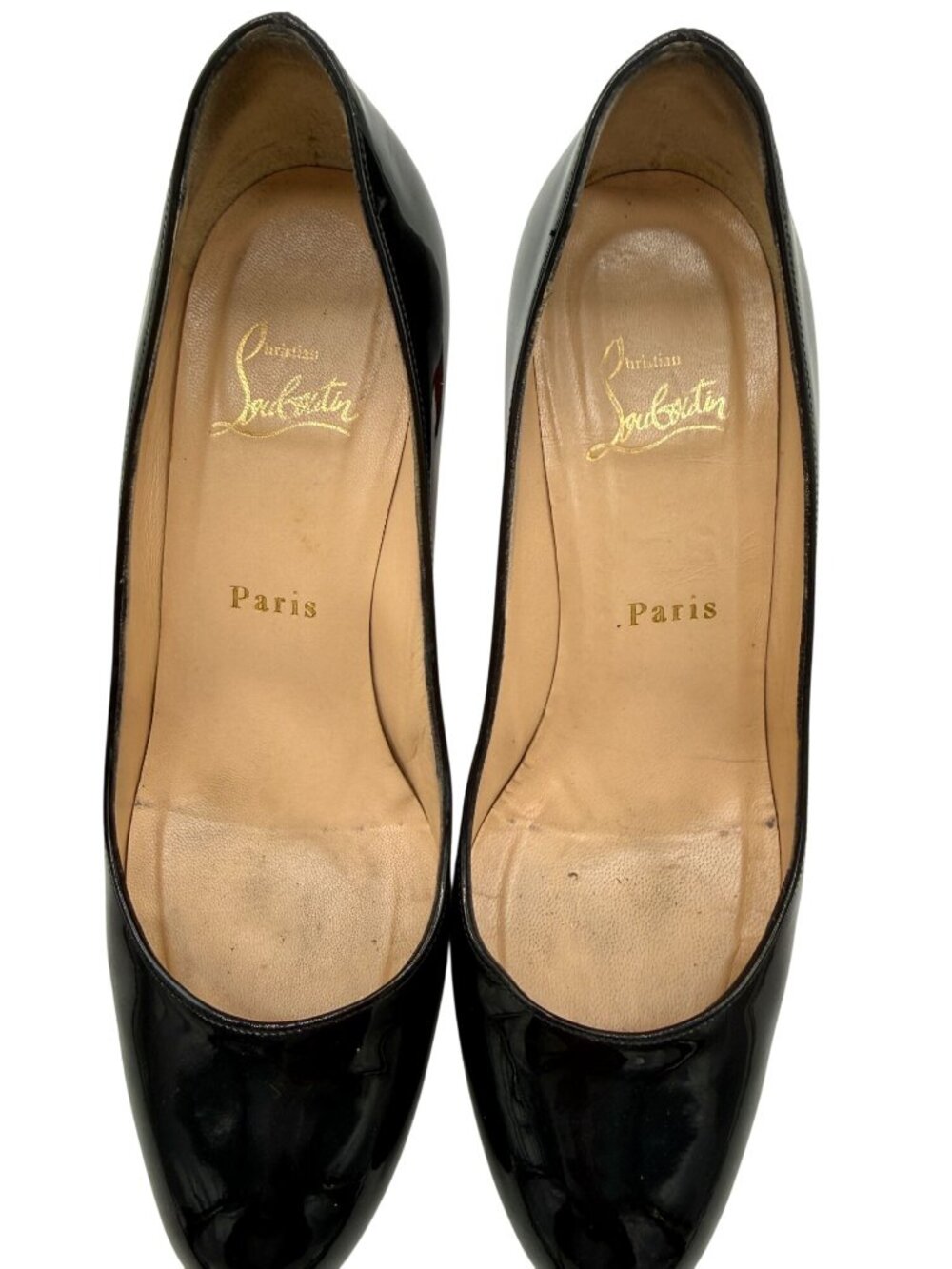 Christian Louboutin Simple Pump 70 Black Patent Leather Pumps - Size 37 - Picture 3 of 10